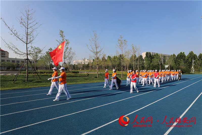 圖為容城縣體育公園。容城縣宣傳部供圖