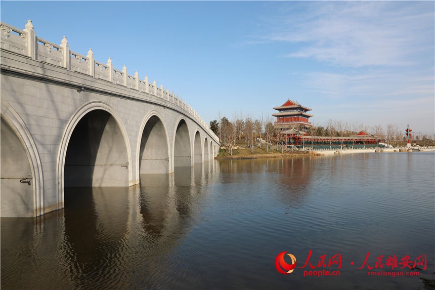  圖為金湖公園。胡忠 攝