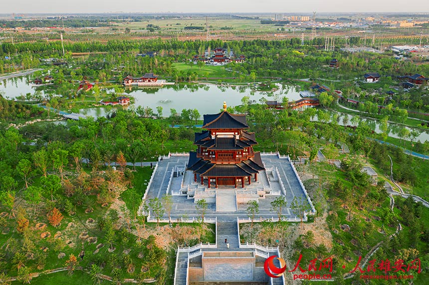 悅容公園景色。鄭前攝