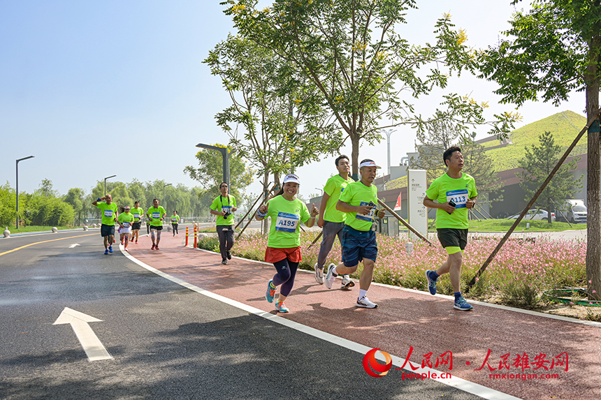 健康跑在環境優美的郊野公園舉行。胡忠攝