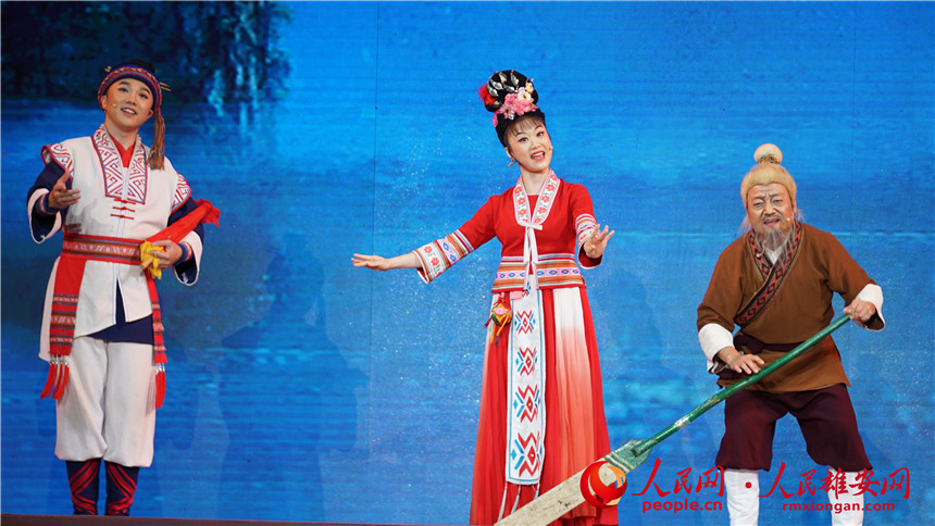 第十三屆中國藝術節閉幕式文藝演出現場。人民網 楊華龍攝