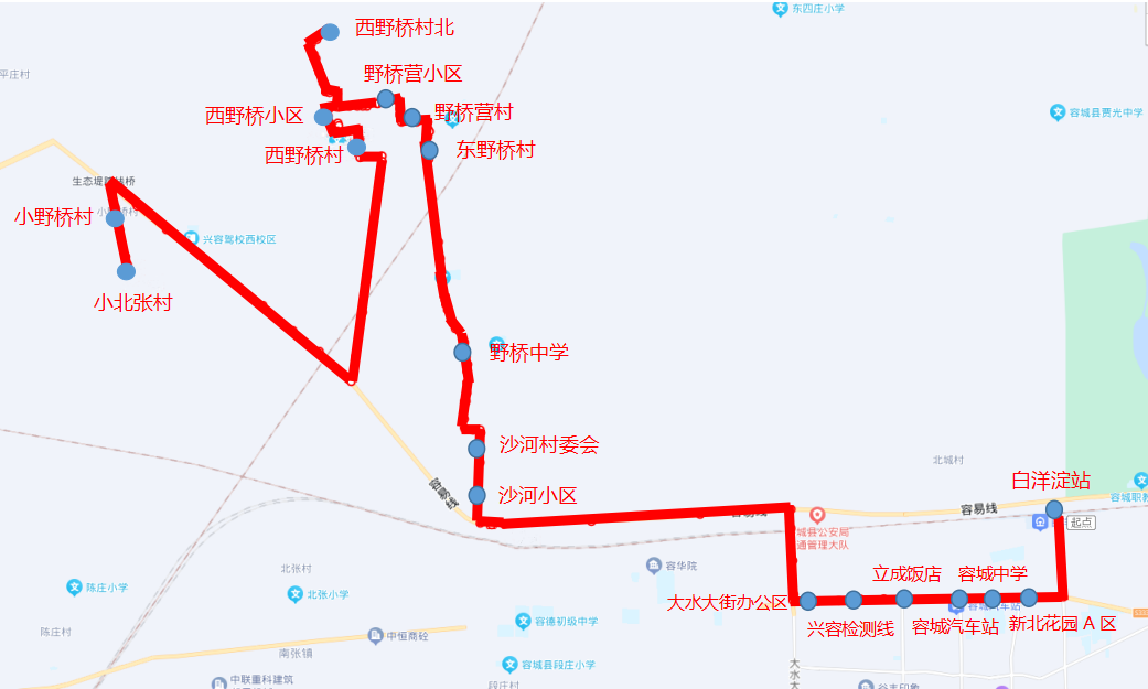 366路調整后途徑站點