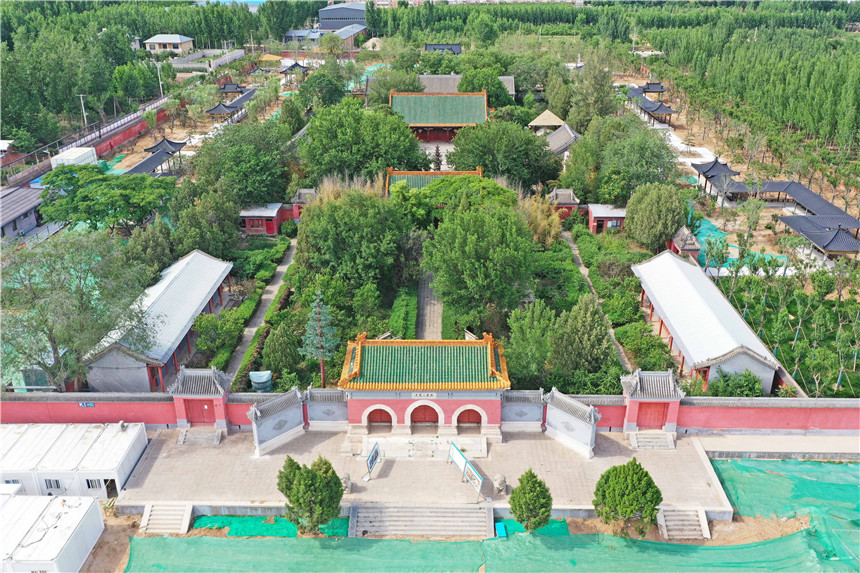 9月4日，河北省文物保護單位涿州市樓桑廟三義宮搶險修復基本完成。熊華明攝