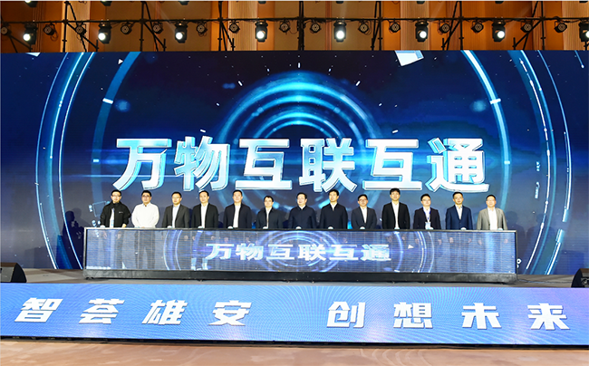 雄安新区2023软件和信息技术服务业创新发展论坛。刘向阳摄