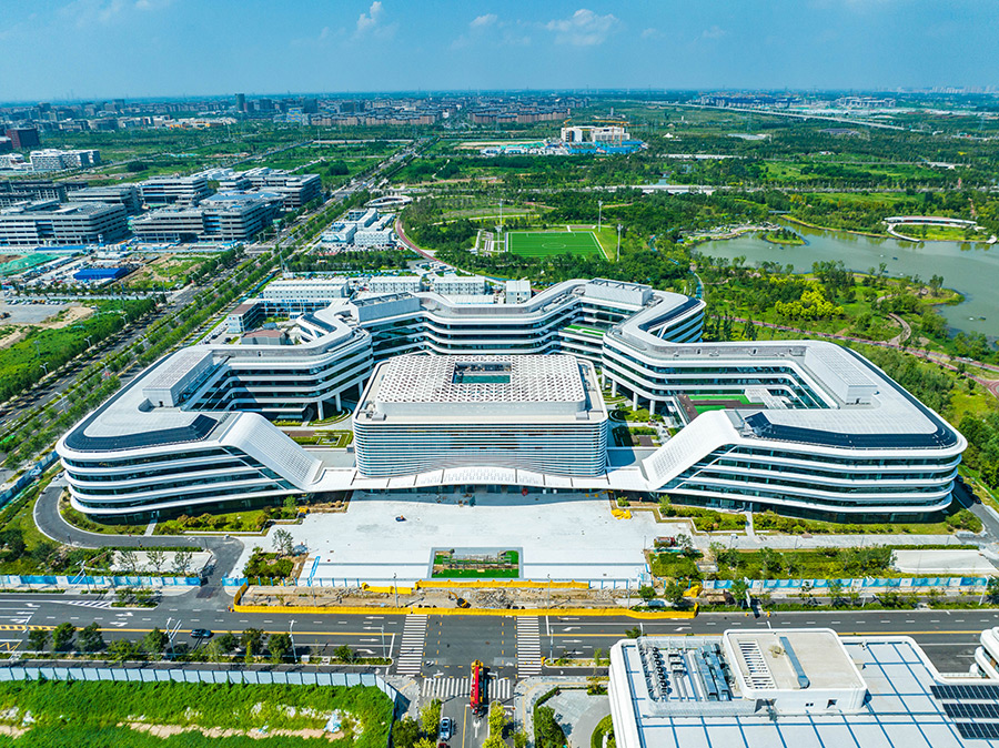 图为中国卫星网络集团有限公司航拍图。李兆民摄