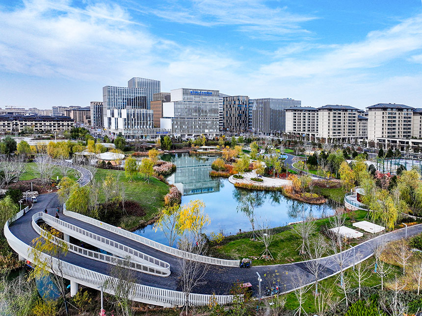 雄安新区中关村科技园。胡忠摄