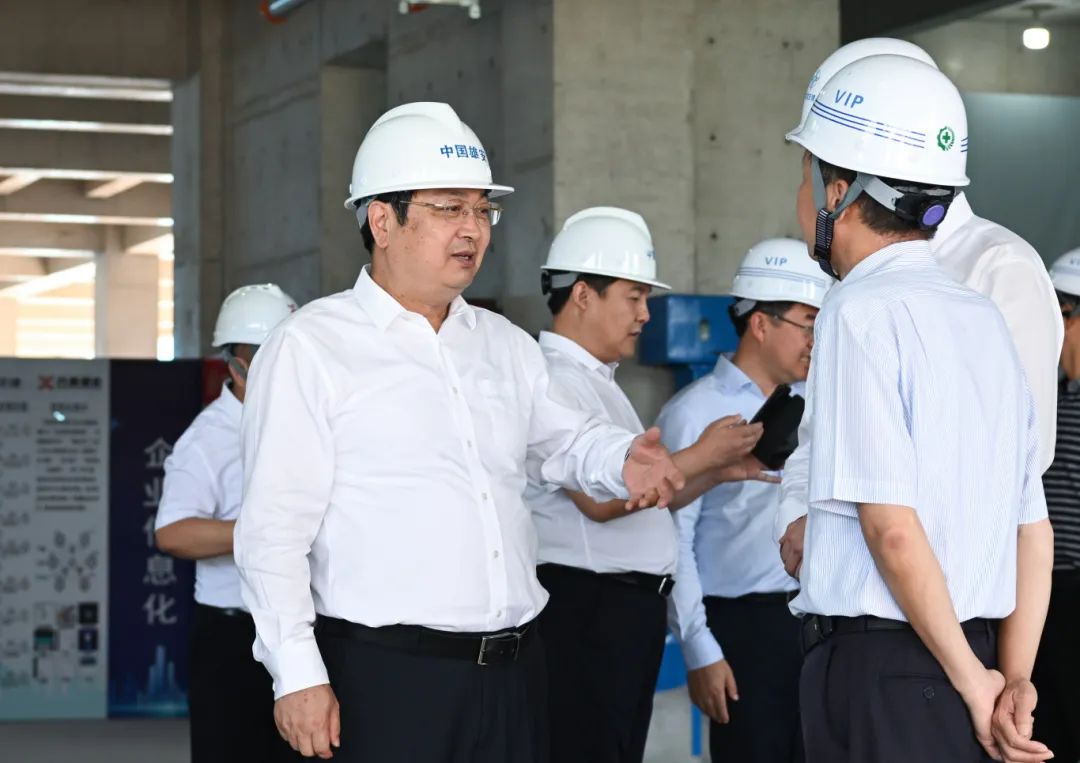 张国华调研雄安新区项目建设、城市治理和科技创新情况。雄安媒体中心王伟倩摄