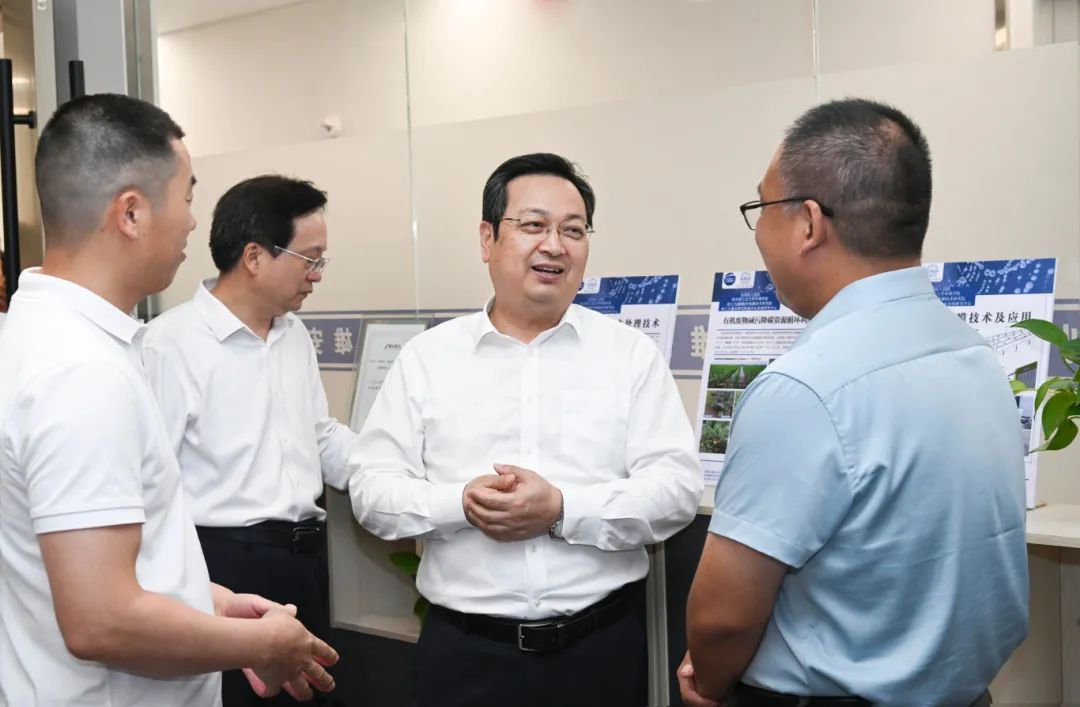 张国华调研雄安新区项目建设、城市治理和科技创新情况。雄安媒体中心王伟倩摄