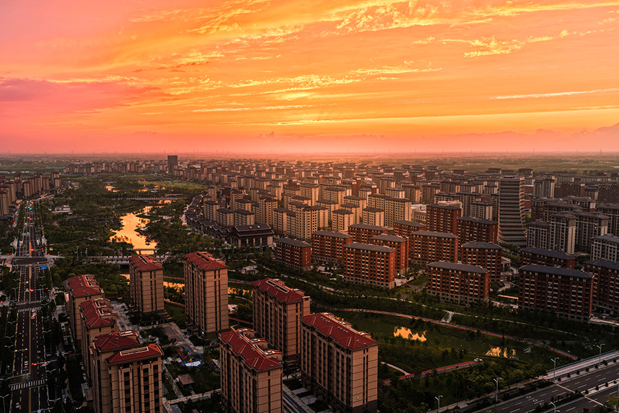 雄安新區容西片區。胡忠攝