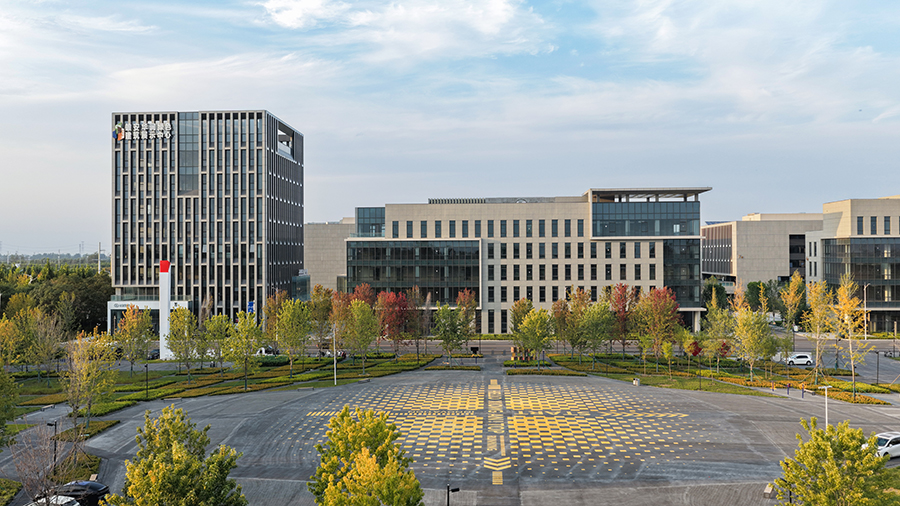 雄安华润绿色建筑展示中心。胡忠摄