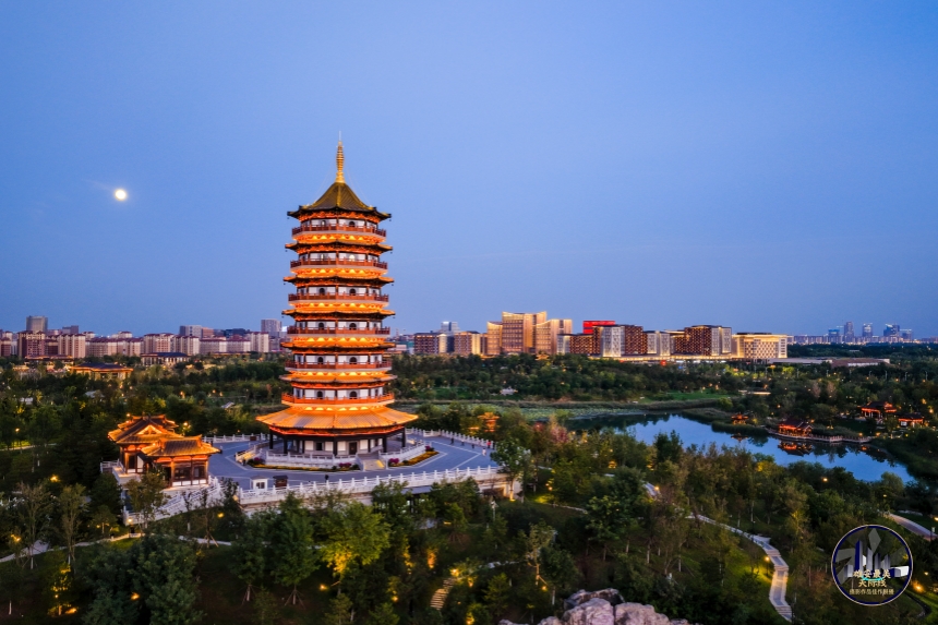 3塔立雄安 韵承千年；刘军摄_副本