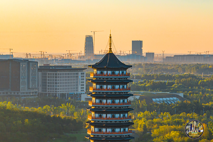 拔節生長的雄安新區。吳岩攝