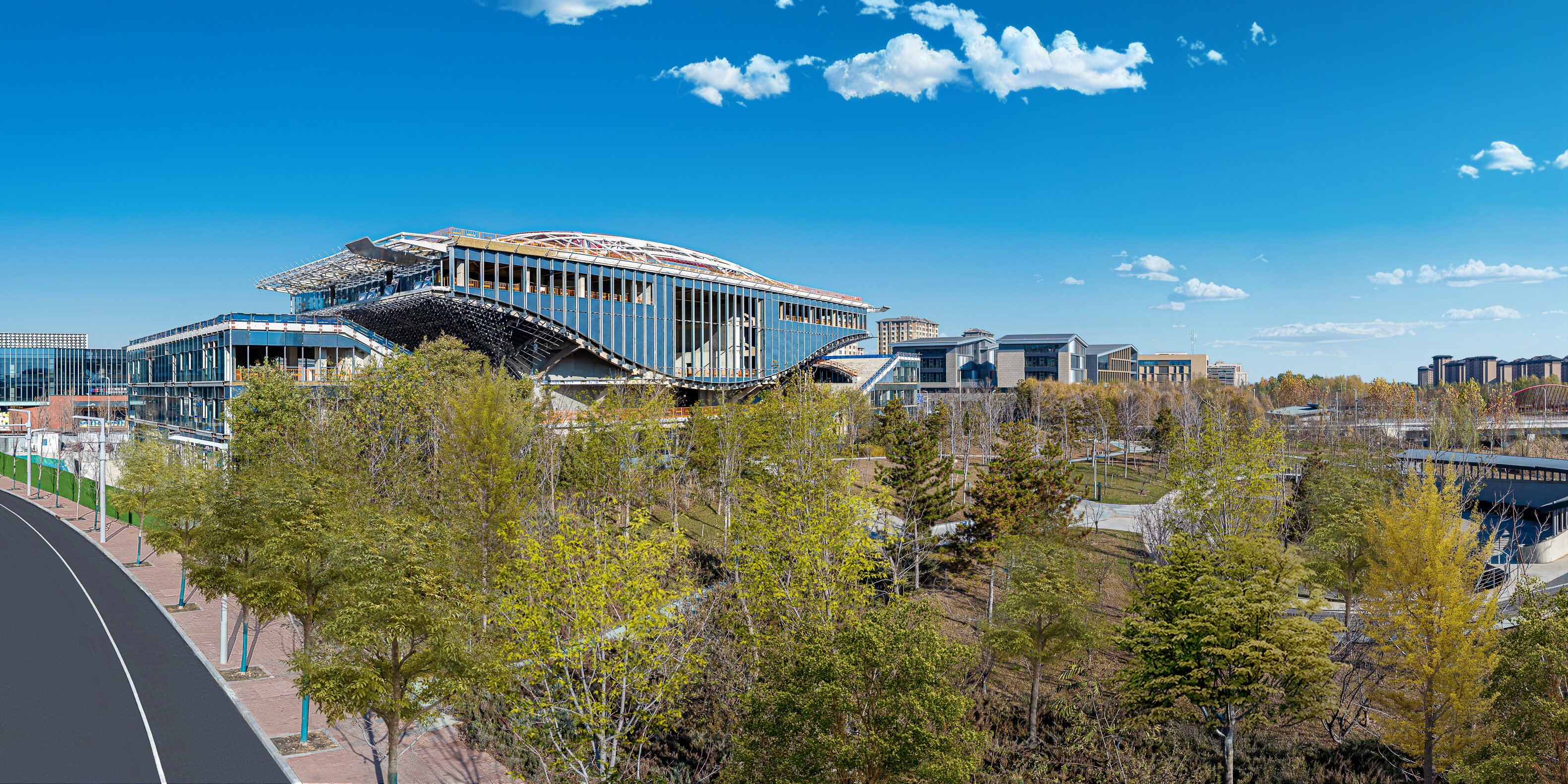 “雄安之翼”實景圖。受訪方供圖