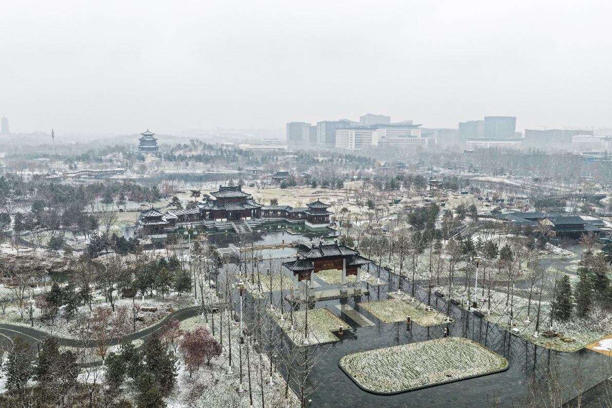 雄安悦容公园。胡忠摄