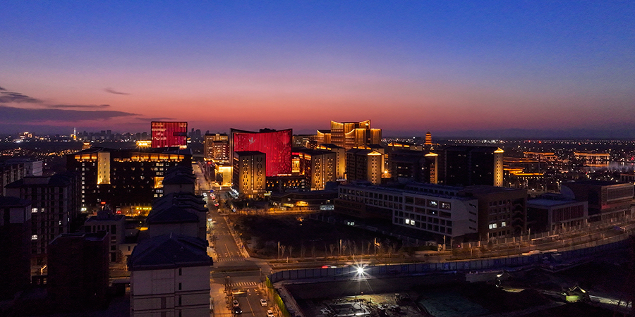 雄安新區容東片區。胡忠攝