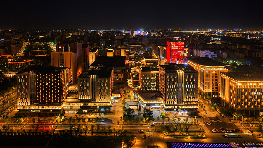 雄安新区容东片区。齐鑫摄