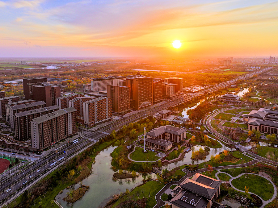 雄安新区容东片区。胡忠摄