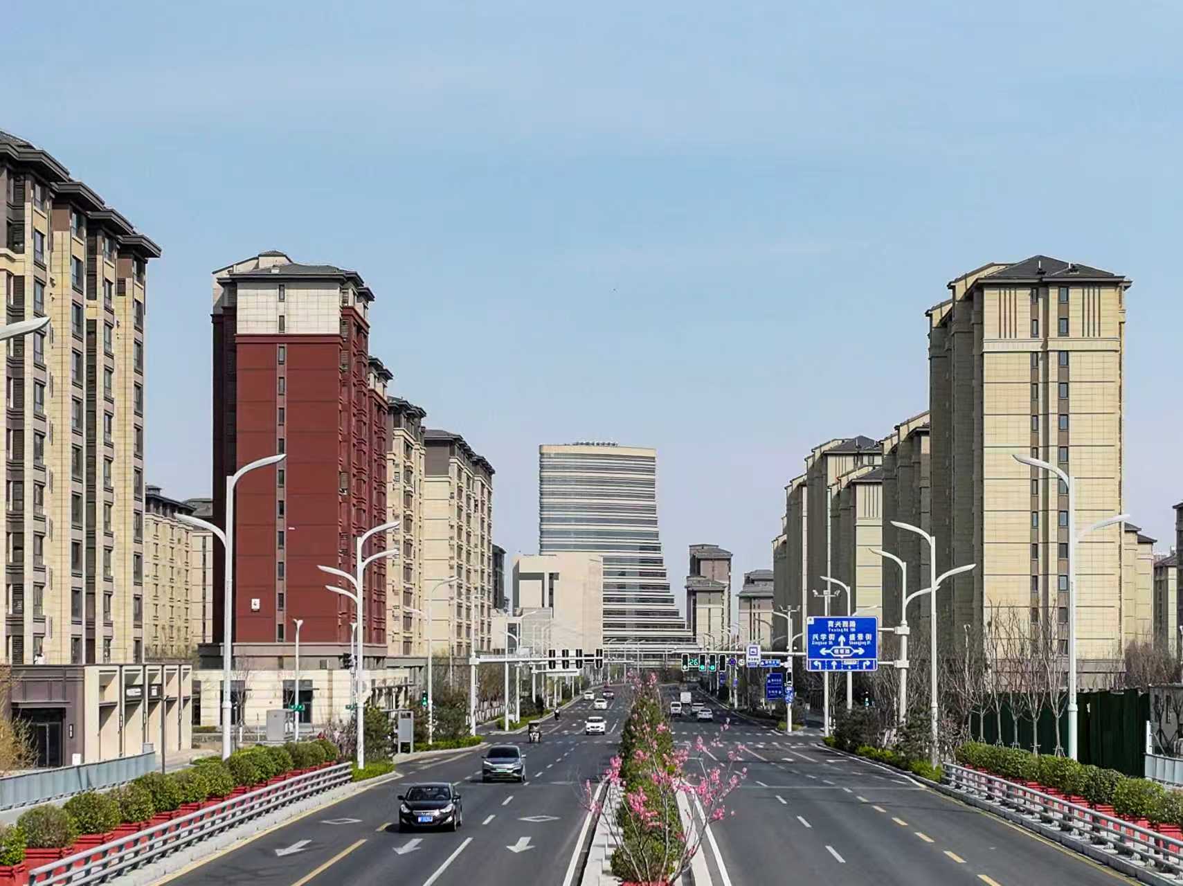 雄安新区容西片区。胡忠摄