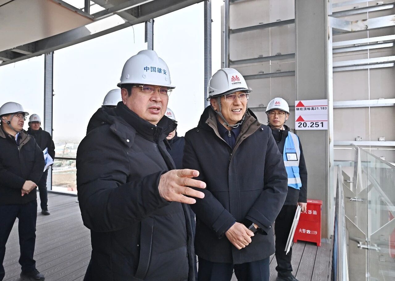 張國華調研啟動區重點項目建設和安全生產工作。劉向陽攝