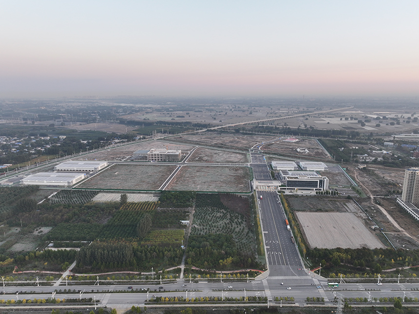 雄安綜合保稅區航拍圖。雄安自貿區管委會供圖
