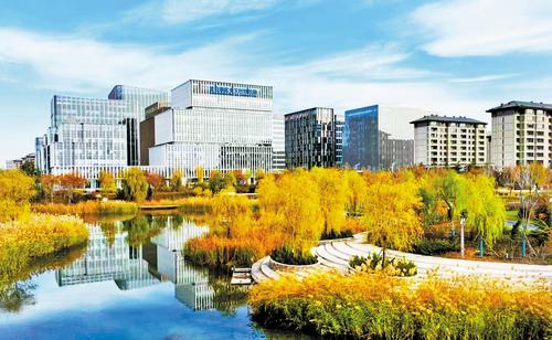 2025年11月11日拍攝的雄安新區中關村科技園。本報記者 劉光昱攝