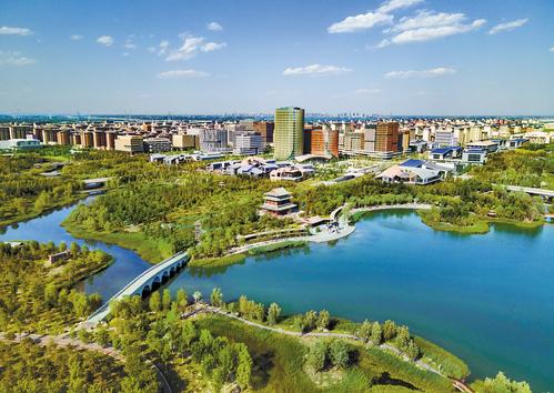 2025年11月拍攝的雄安新區容東片區。（本報資料片）本報記者 劉光昱攝