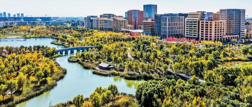 2025年11月27日拍攝的雄安容東片區。（本報資料片）李達攝