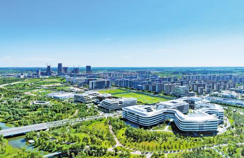 2025年5月拍攝的中國星網總部大樓。雄安新區宣傳網信局供圖