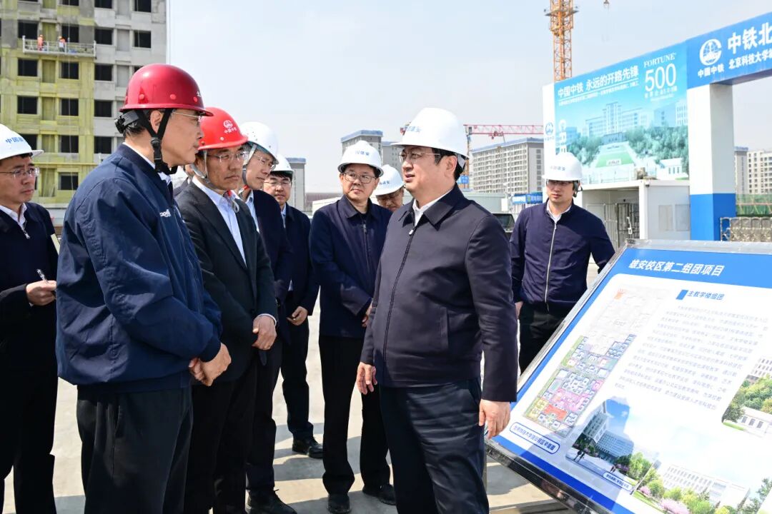 張國華調研啟動區、起步區重點項目建設和安全生產工作。王偉倩攝