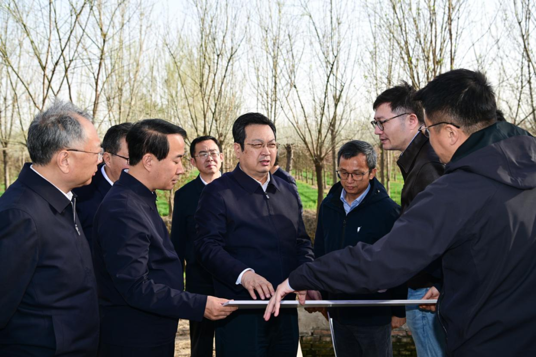張國華調研雄安新區重點項目建設情況及安全生產工作。王偉倩攝