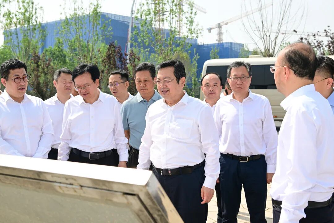 張國華調研雄安新區科技創新與產業發展、重點項目建設和安全生產工作。王偉倩攝