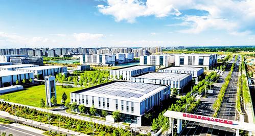 近日拍摄的雄安新区科创中心中试基地。本报记者 刘光昱摄