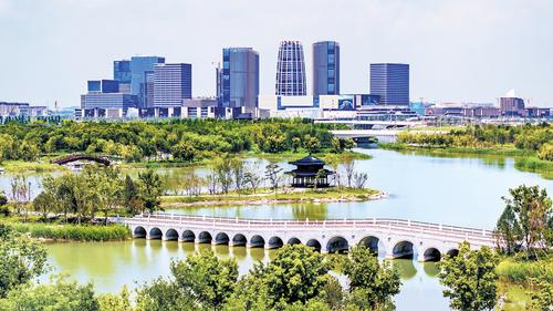 未来之城处处充满生机。图为近日拍摄的雄安新区启动区。
