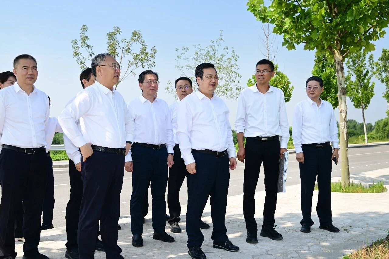 张国华调研雄安新区防汛备汛工作。王伟倩摄